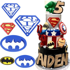 Anyana Batman cookie cutters from 4pc set