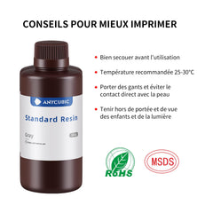Anycubic UV photopolymer resin for LCD printing 1kg Grey