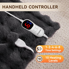 Anysay heated blanket with 10 heat levels control