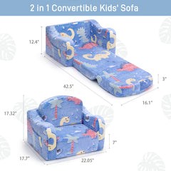 foldable plush sofa for kids by aodisman
