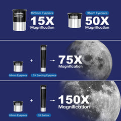 5x24 finderscope helps locate targets before viewing