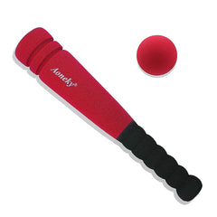 Aoneky 11.8 inch mini foam baseball bat and foam ball red