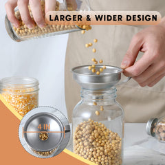 Spice funnel 0.8 inch bottom diameter fits most jars