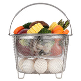AOZITA steamer basket Instant Pot 6 qt two-tier stainless steel mesh