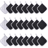 AOZUO 24 piece cotton hot pads for kitchen 7x7 inches