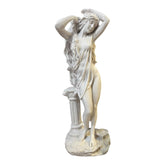 Aphrodite Statue marble handmade 12 inch height front view