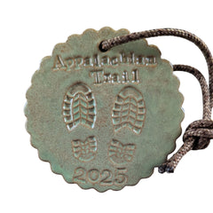 Appalachian Trail AT 2025 Holiday Ornament Green handcrafted and kiln fired