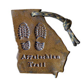 Appalachian Trail Georgia state ornament on display