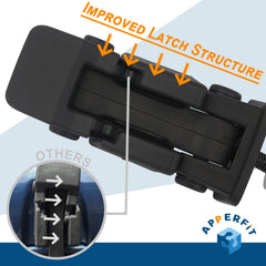 Hood latch bracket set compatible with TJ