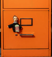 Ruth Bader Ginsburg Magnetic Personality measures about 4 inches tall with magnet