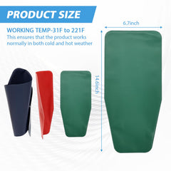 AQOYNQ 3-pack oil funnels red green blue colors