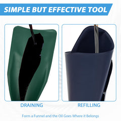 AQOYNQ foldable oil funnel compact storage