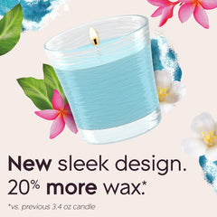 Aqua Waves Glade jar candle with essential oils notes sea salt