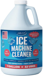 Aquia ice machine cleaner descaler gallon bottle
