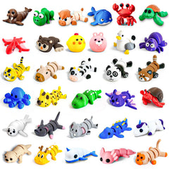 AQXYTK 32-pcs mini animal figurines set desk display