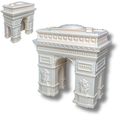 Arc De Triomphe model 3D printed PLA desktop replica front view