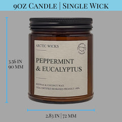 Natural Coconut Beeswax Candle by Arctic Wicks