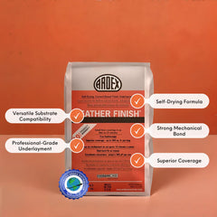 Ardex Feather Finish quick-setting underlayment close up