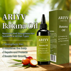 Unrefined Batana Butter for dry damaged hair ARIYV 4.06 fl oz