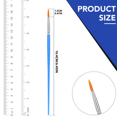Round detail brushes with nylon bristles by AROIC bulk pack