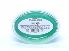 Aroma Gel Melts Balsam Cedar scent close up