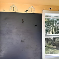 The Artful Stencil Willow & 2 Crows stencil USA made