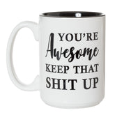 Artisan Owl 15oz mug double sided print