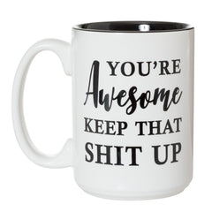 Artisan Owl 15oz mug double sided print
