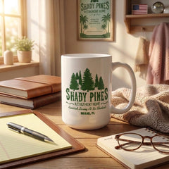 Artisan Owl Mug white 15oz seniors caregivers