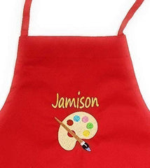 Artist Design Kids Apron embroidery name feature