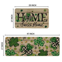 Artoid Mode kitchen mats set of 2 low-profile