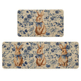 Artoid Mode Rabbit Bunny Chinoiserie Flowers Easter Kitchen Mats product image