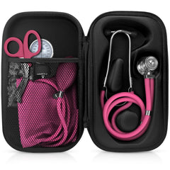 ASA TECHMED Medical Starter Kit components stethoscope blood pressure monitor EMT shears carrying case pink