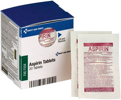 Aspirin refill packets from First Aid Only SmartCompliance 2/Packet 10 Packets/Box