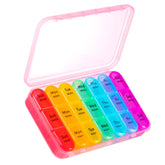 ASprink pill organizer product packaging showing 3 Times a Day layout