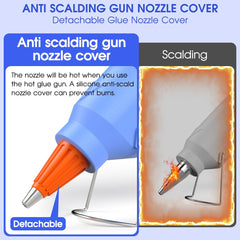 Assark glue gun folded stand for stable setup