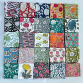 Assorted hand block floral napkins set made of 100% cotton