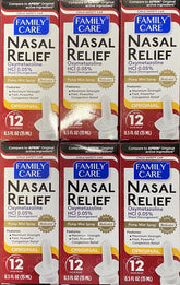 Assured Nasal Relief Spray six-pack bottles