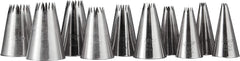 Ateco 870 star piping tips stainless steel