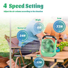 ATEngeus 8 inch portable USB desk fan