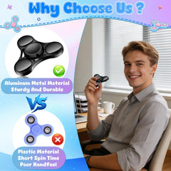 ATESSON edc fidget spinner adhd stress relief