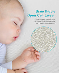 100% waterproof machine washable cover for ATTABABY mattress