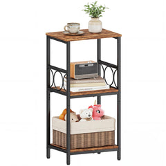 ATTICLIVING Side Table 3 Tier End Table 36cm L 26cm W 74.5cm H
