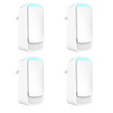 AUKUU Model 114 air ionizers white wall plug units in a 4 pack