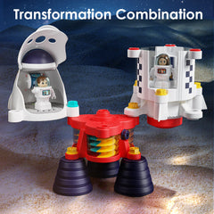 Educational STEM space toy introduces basic physics and engineering