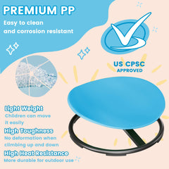 Premium PP material chair with sturdy metal base