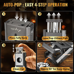 Windproof butane lighter with side fuel window