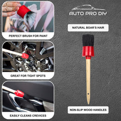 Three wire brushes with brass nylon and stainless steel for varied cleaning tasks