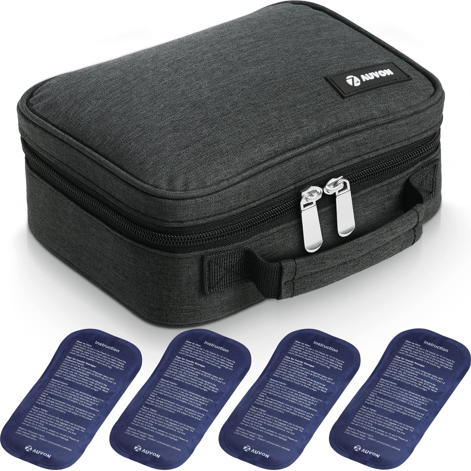 AUVON insulin cooler travel case