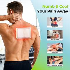 AUVON Lidocaine Patches for Back Pain 4% Lidocaine 1% Menthol